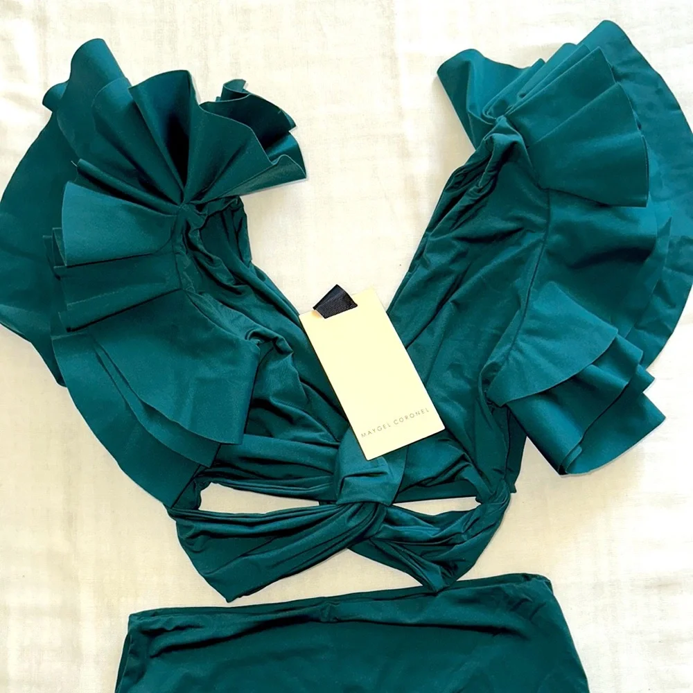 MAYGEL CORONEL Kai Two-Piece Flutter-Sleeve Bikini Set - Picture 5 of 8